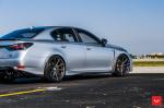 Lexus GS F on Vossen Wheels (VFS-10) 2017 года